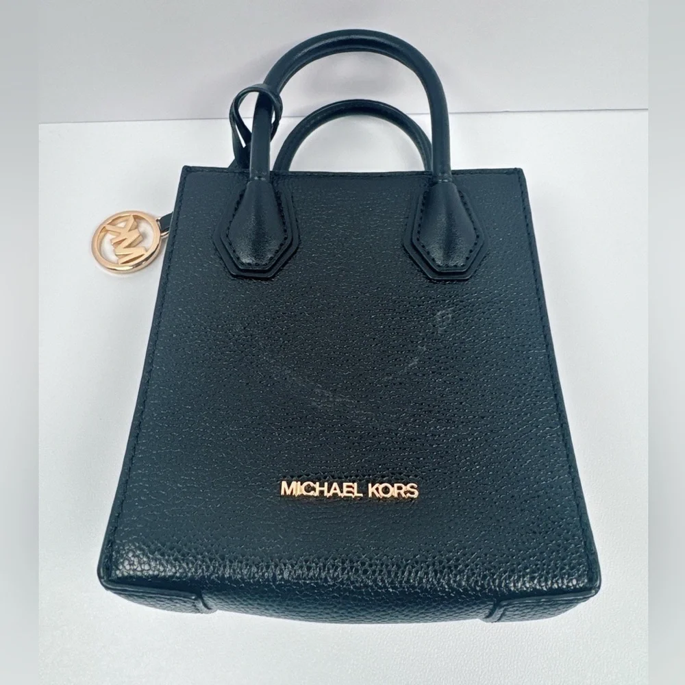 Michael Kors Mercer Small Pebbled Leather Crossbody Bag